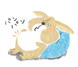 lop-eared rabbit KINAKO sticker #911365
