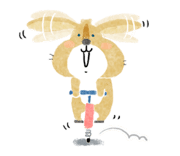 lop-eared rabbit KINAKO sticker #911369