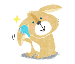lop-eared rabbit KINAKO sticker #911370