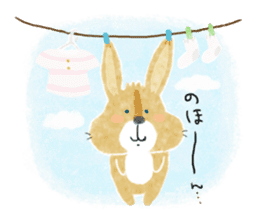 lop-eared rabbit KINAKO sticker #911373