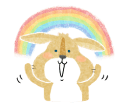 lop-eared rabbit KINAKO sticker #911377
