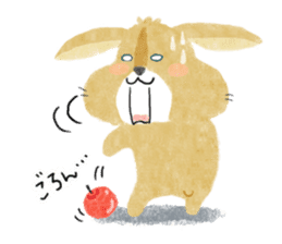 lop-eared rabbit KINAKO sticker #911378