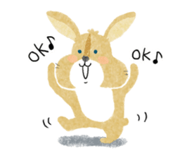 lop-eared rabbit KINAKO sticker #911384