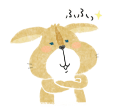 lop-eared rabbit KINAKO sticker #911386