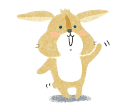 lop-eared rabbit KINAKO sticker #911388