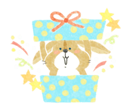 lop-eared rabbit KINAKO sticker #911389