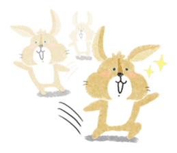 lop-eared rabbit KINAKO sticker #911393