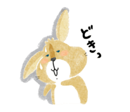 lop-eared rabbit KINAKO sticker #911395