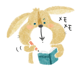 lop-eared rabbit KINAKO sticker #911396