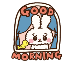 Japanese "Kawaii"Rabbit& Cat sticker #911743