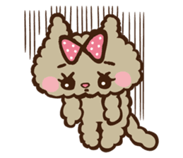 Japanese "Kawaii"Rabbit& Cat sticker #911757