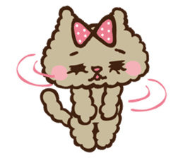 Japanese "Kawaii"Rabbit& Cat sticker #911758