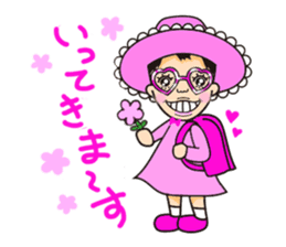 Pink fairy Lady Momo sticker #911881