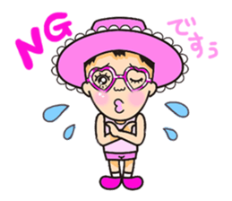 Pink fairy Lady Momo sticker #911883