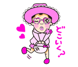 Pink fairy Lady Momo sticker #911884