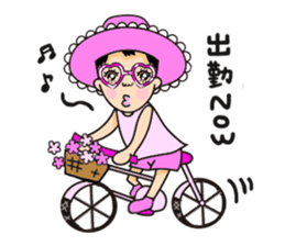 Pink fairy Lady Momo sticker #911885