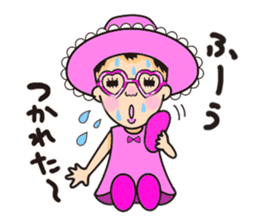 Pink fairy Lady Momo sticker #911886