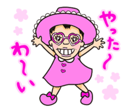 Pink fairy Lady Momo sticker #911888