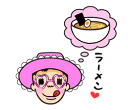 Pink fairy Lady Momo sticker #911892