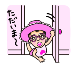 Pink fairy Lady Momo sticker #911894