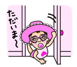 Pink fairy Lady Momo sticker #911894