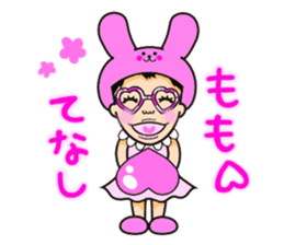 Pink fairy Lady Momo sticker #911898