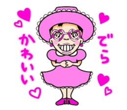 Pink fairy Lady Momo sticker #911899