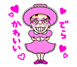 Pink fairy Lady Momo sticker #911899