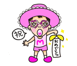 Pink fairy Lady Momo sticker #911903