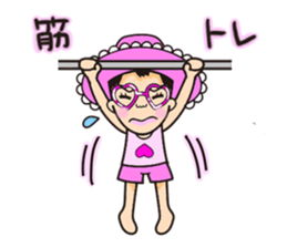 Pink fairy Lady Momo sticker #911908