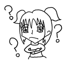 A poor lovely girl sticker #911966