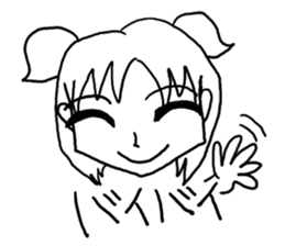 A poor lovely girl sticker #911974