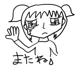 A poor lovely girl sticker #911998