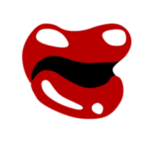 eye & mouth 2 sticker #912612