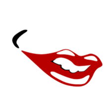 eye & mouth 2 sticker #912613