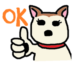 Dog like a cat like a dog sticker #912722