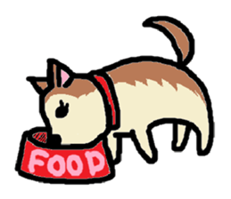 Dog like a cat like a dog sticker #912734