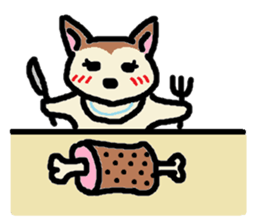 Dog like a cat like a dog sticker #912746