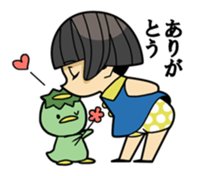 Japanese kappa and okappa sticker #913280