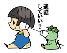 Japanese kappa and okappa sticker #913282