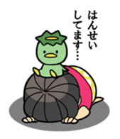 Japanese kappa and okappa sticker #913293