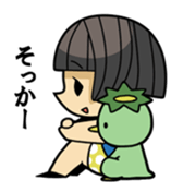 Japanese kappa and okappa sticker #913294