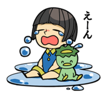 Japanese kappa and okappa sticker #913296