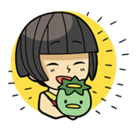 Japanese kappa and okappa sticker #913305