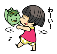 Japanese kappa and okappa sticker #913309