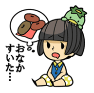 Japanese kappa and okappa sticker #913310