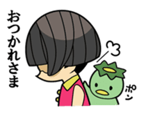 Japanese kappa and okappa sticker #913311