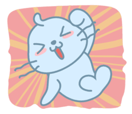 Sonee, the cute kawaii blue baby seal sticker #913886