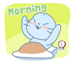 Sonee, the cute kawaii blue baby seal sticker #913888