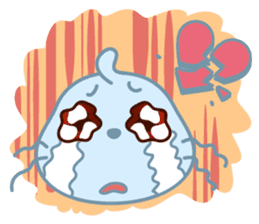 Sonee, the cute kawaii blue baby seal sticker #913904